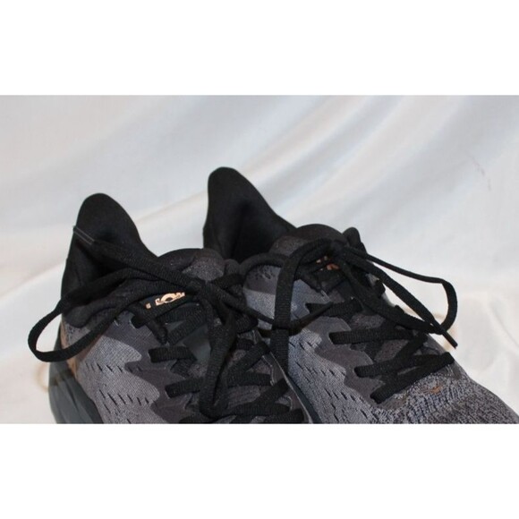 NIB HOKA ONE WOMEN'S CLIFTON 8 ACPR RUNNING SNEAKERS BLACK GRAY 7.5 - Picture 4 of 7
